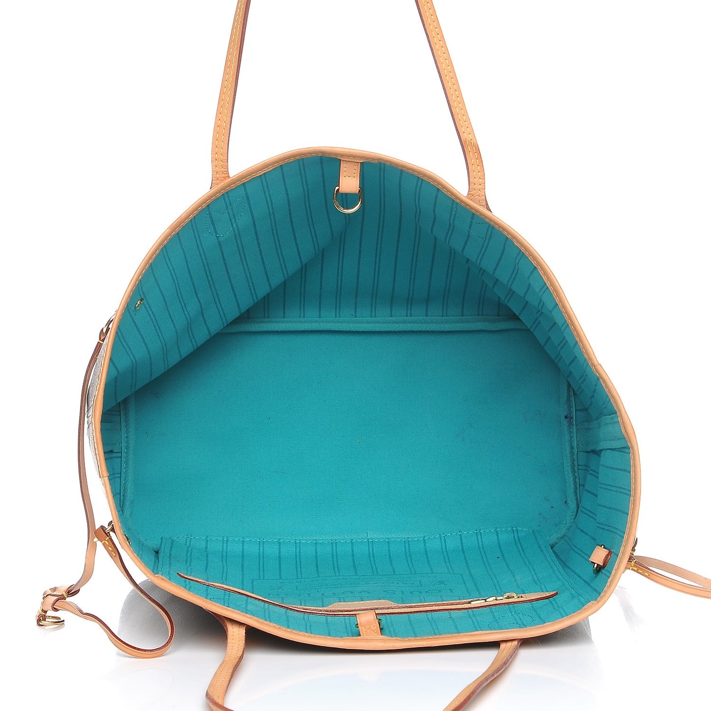 Monogram V Neverfull MM Turquoise