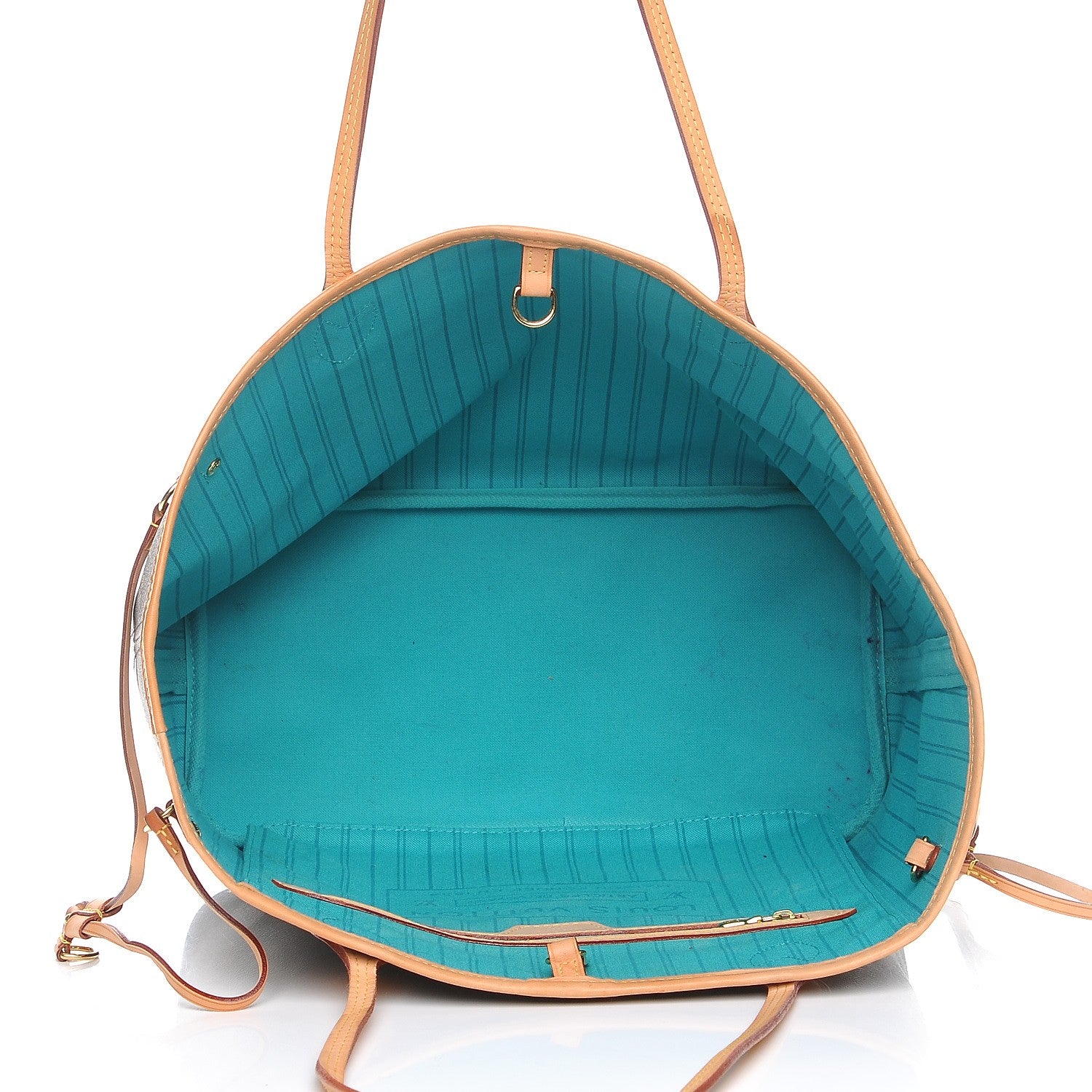 Louis Vuitton Monogram V Neverfull MM Turquoise 5 of 11