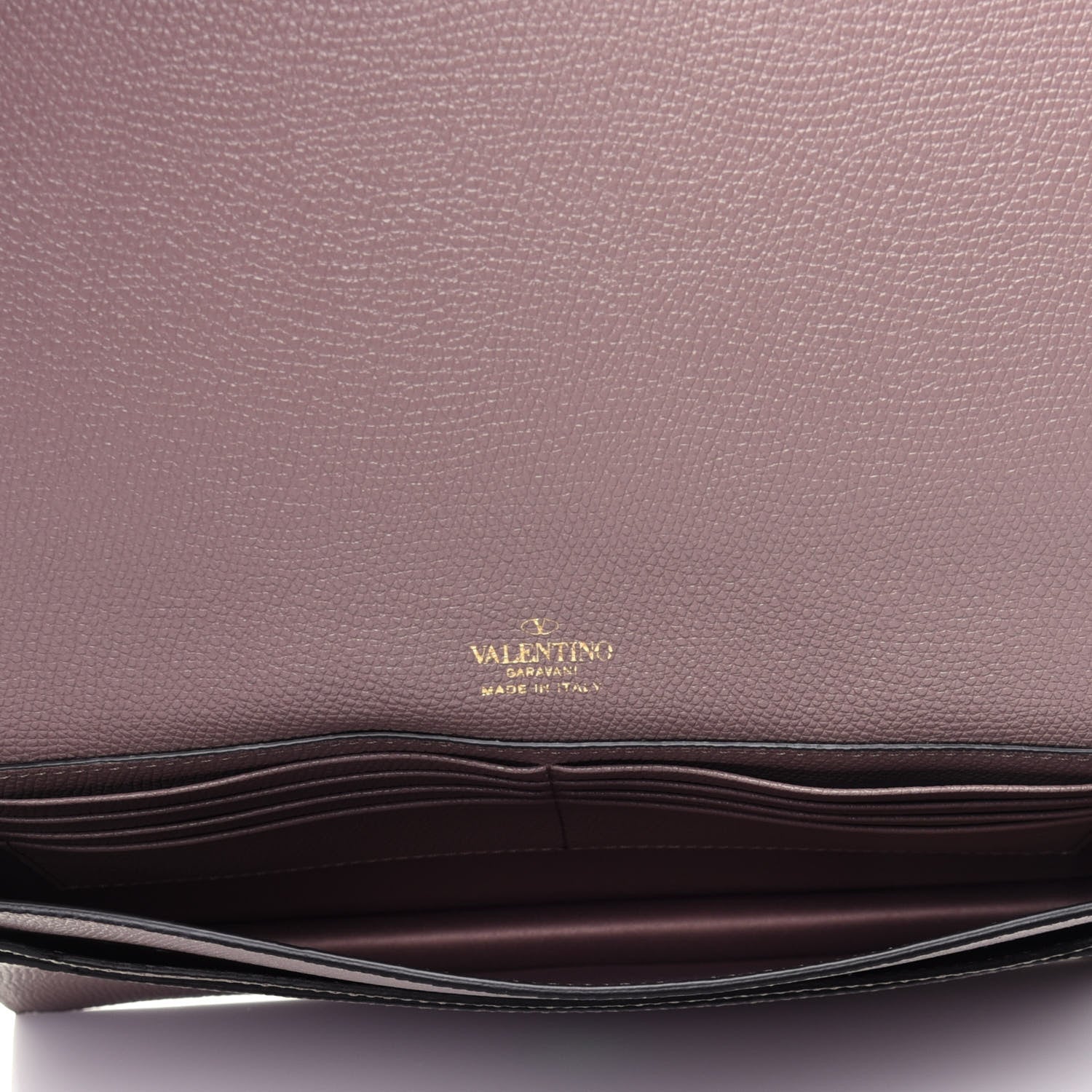 Valentino Garavani Grainy Calfskin Vlogo Signature Pouch Clay 5 of 10