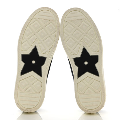 Christian Dior Canvas Dot Walk'N'Dior Low Top Sneakers 37.5 Black 5 of 8
