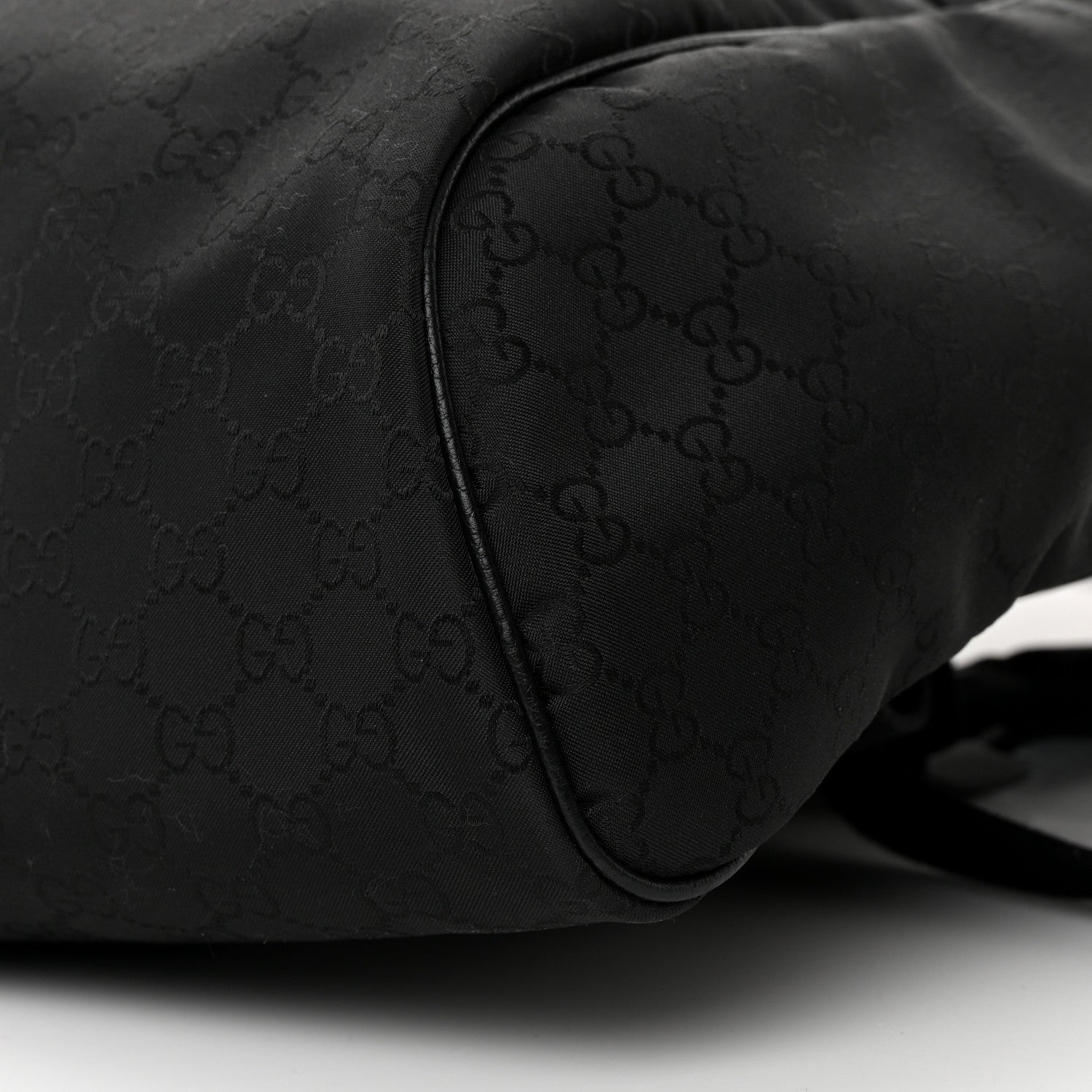 Gucci Nylon Monogram Slim Backpack Black 10 of 10