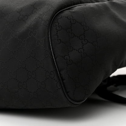 Gucci Nylon Monogram Slim Backpack Black 10 of 10