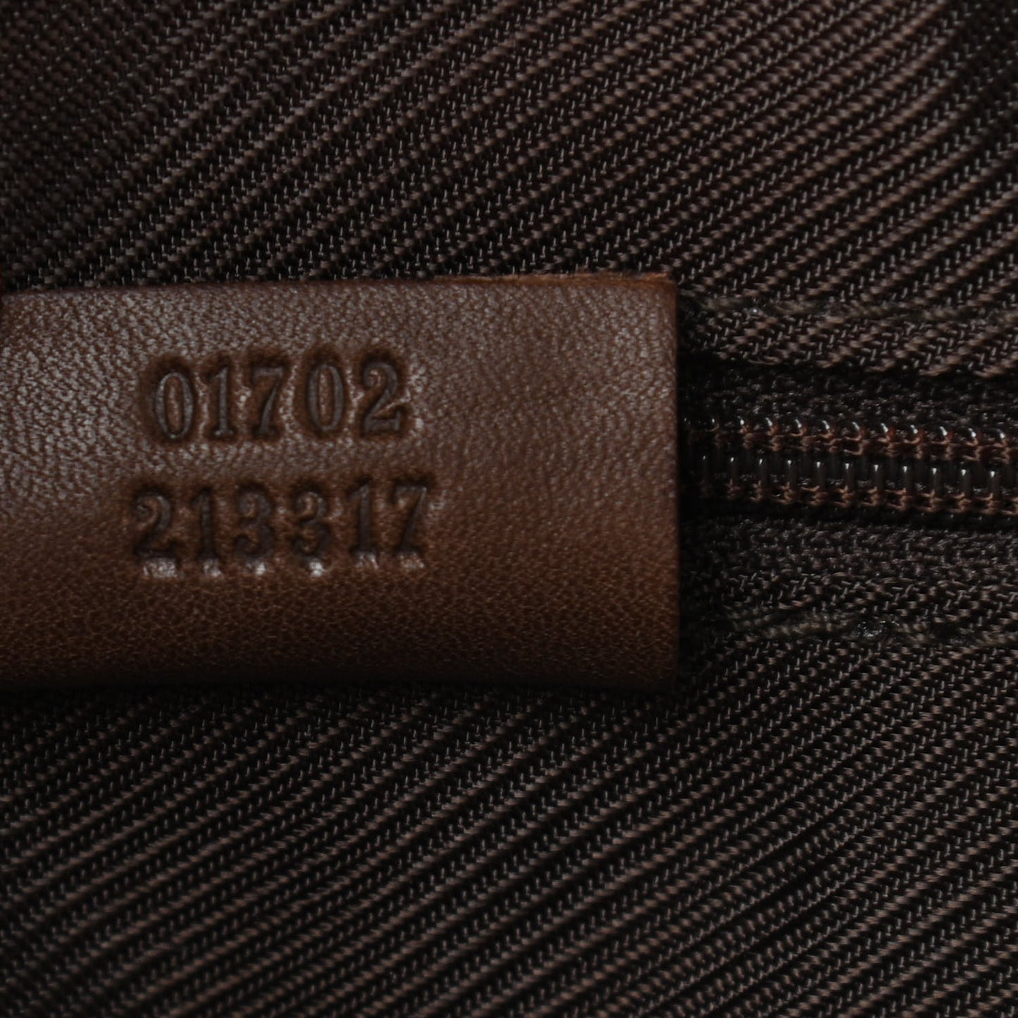 Monogram Drawstring Bag Brown