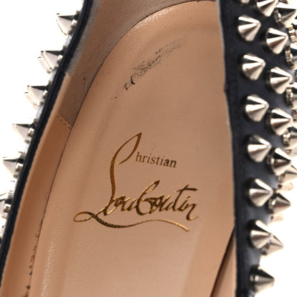 Christian Louboutin Nappa Pigalle Plato Spikes 120 Pumps 37.5 Black 8 of 10