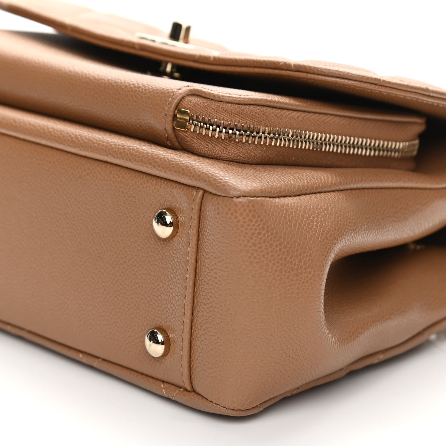 Chanel Caviar Quilted Medium Business Affinity Flap Brown 10 of 11