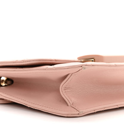 Chanel Sheepskin Quilted Mini Beauty Lock Flap Pink 8 of 9