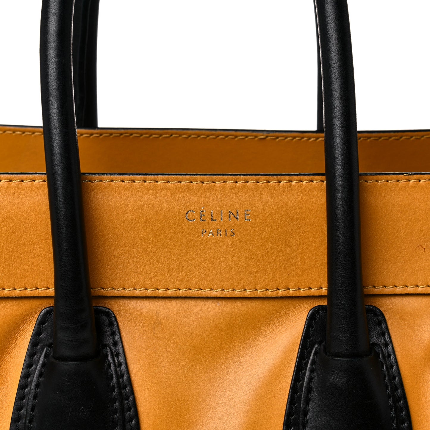 Smooth Calfskin Micro Luggage Amber