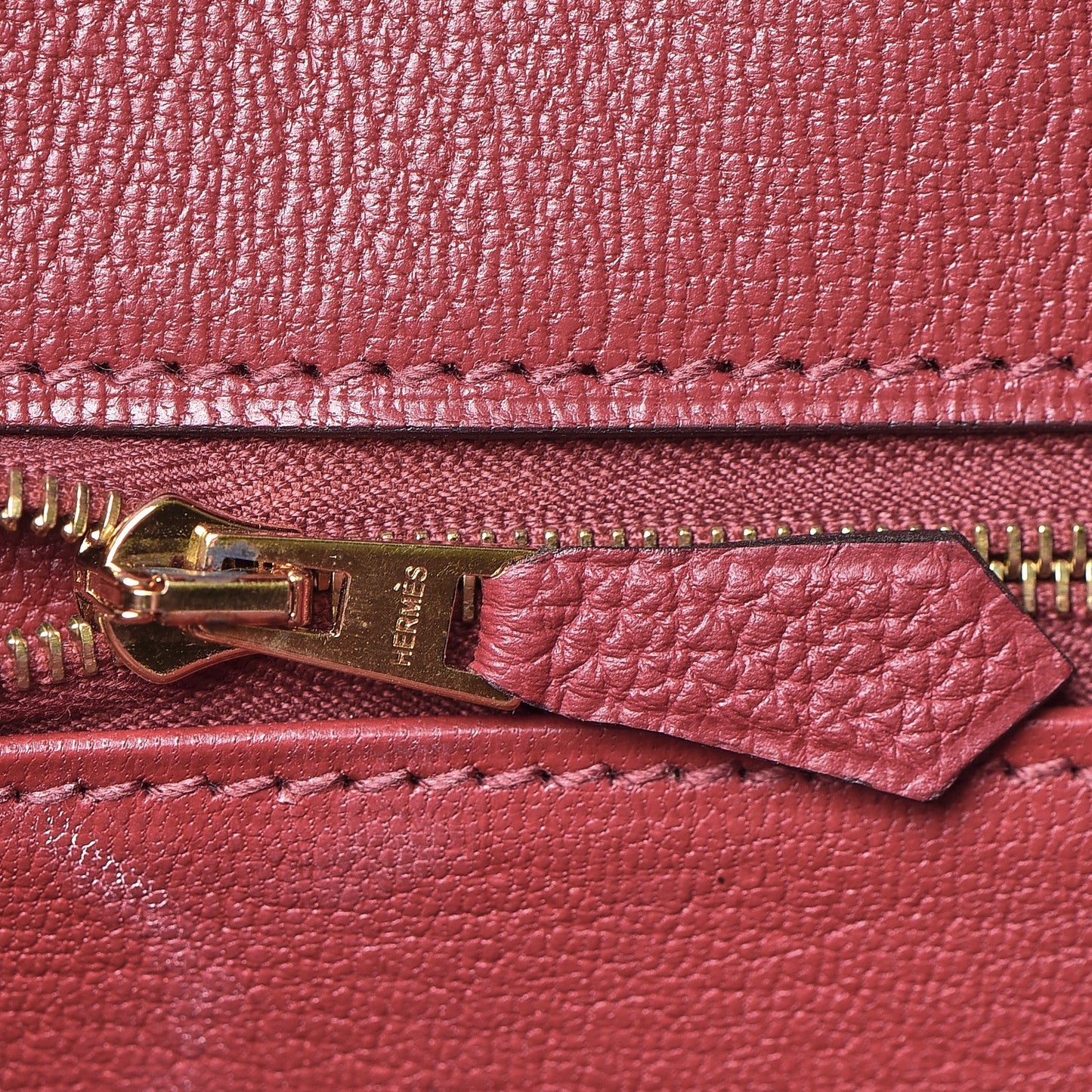 Togo Birkin 35 Rouge Grenat