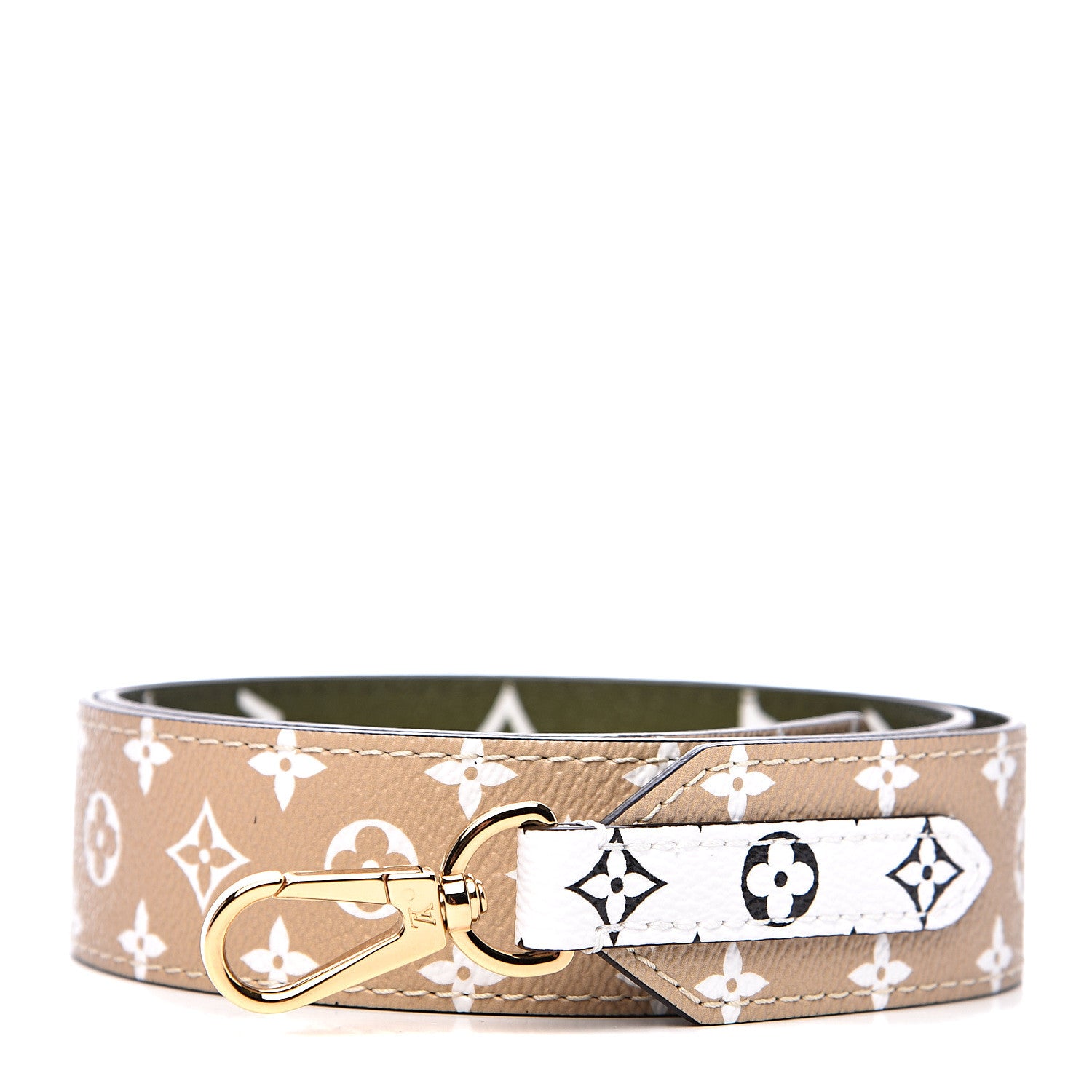 Louis Vuitton Monogram Giant Bandouliere Shoulder Strap Kaki 1 of 5