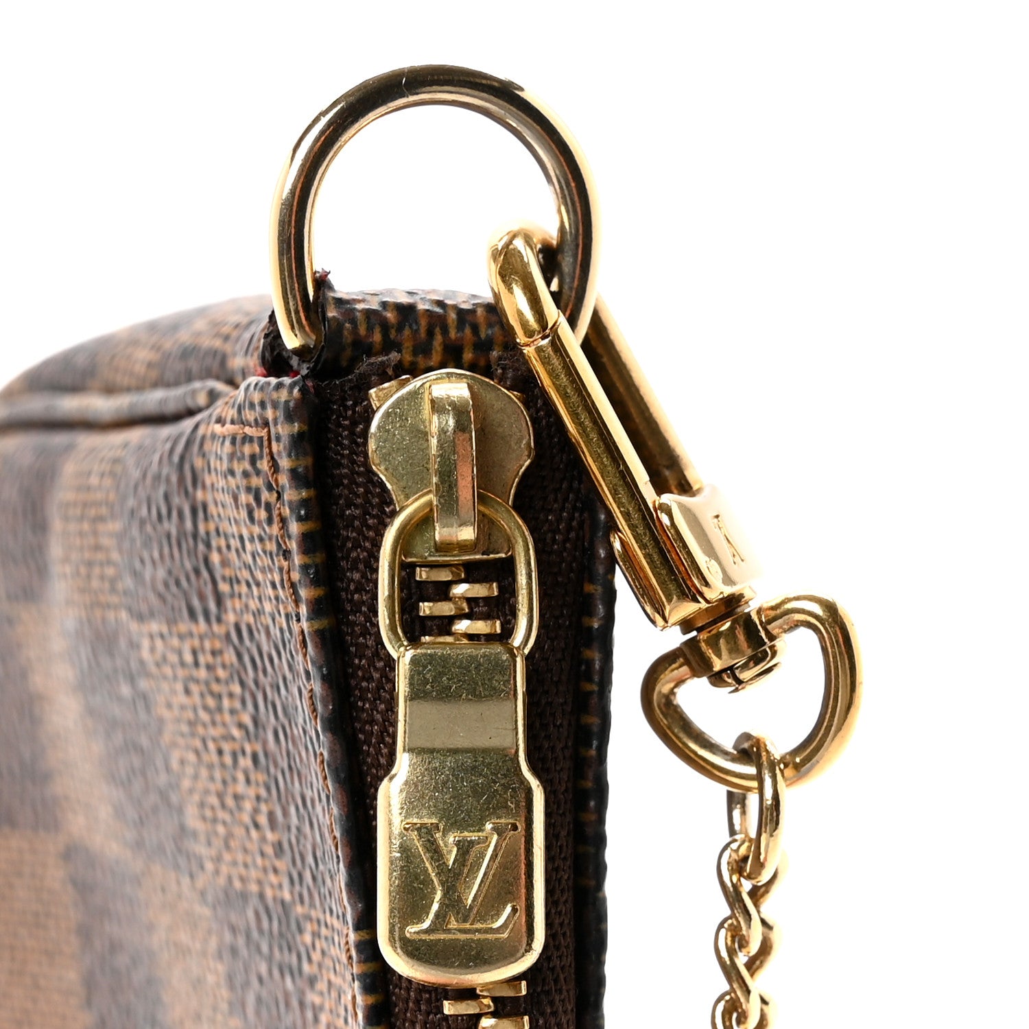 Louis Vuitton Damier Ebene Mini Pochette Accessories 8 of 9