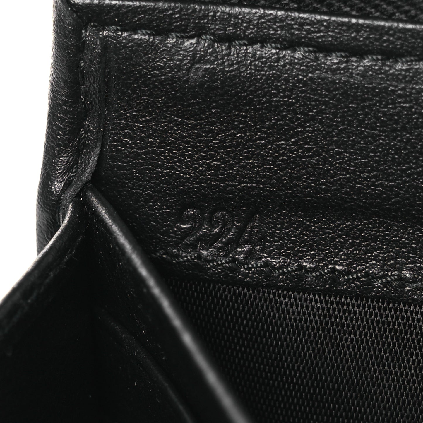 Tessuto Nylon Quilted Zip Around Wallet Black