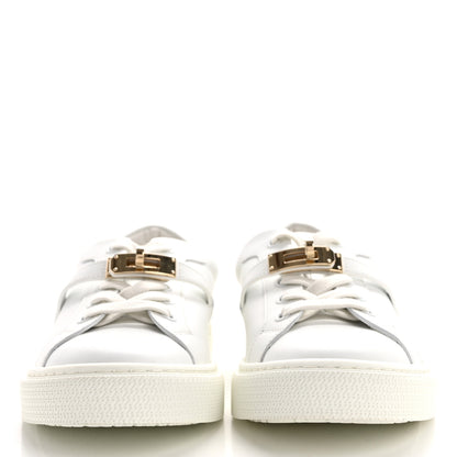 Hermes Calfskin Day Sneakers 38 White 2 of 9