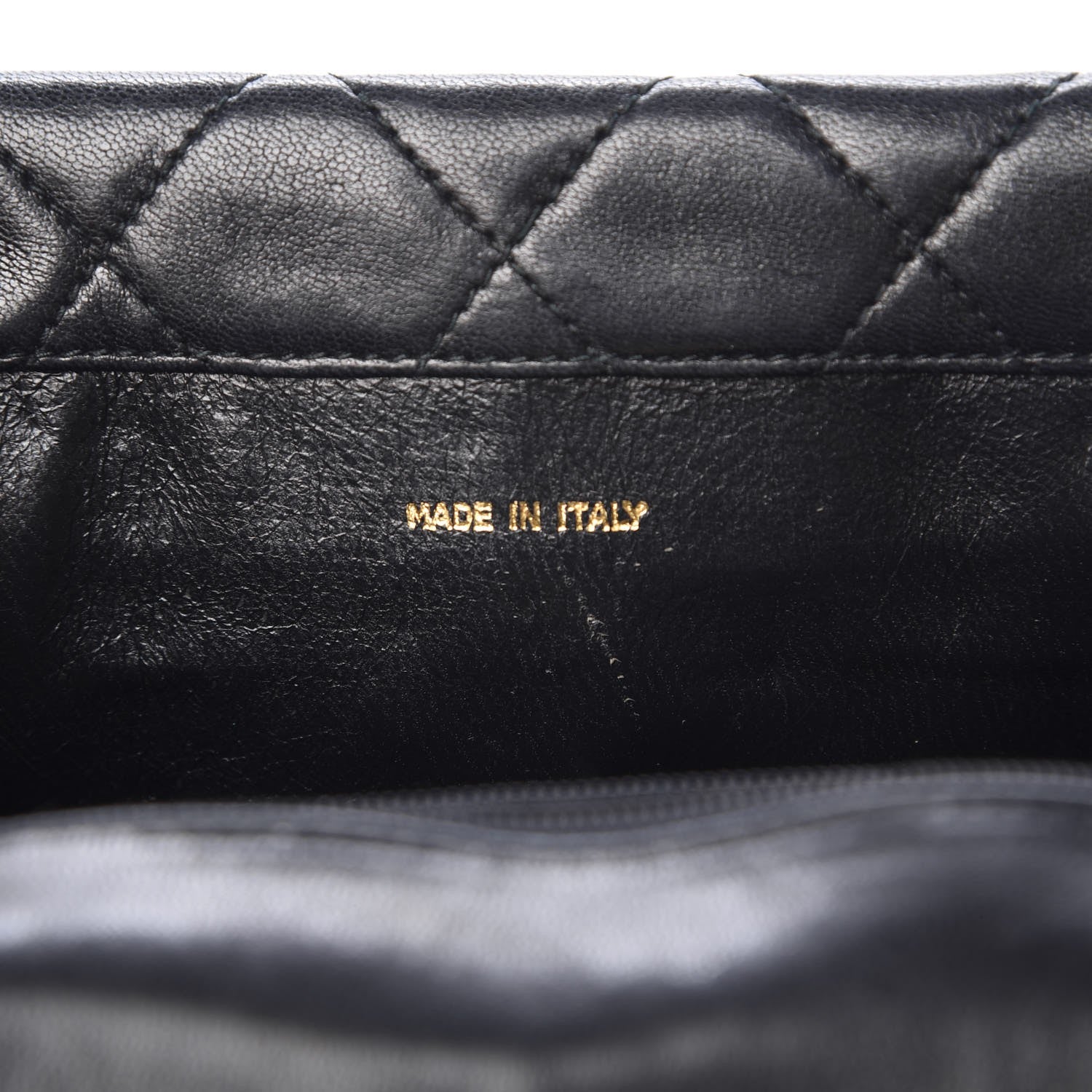 Chanel Lambskin Quilted Mini Diagonal Square Flap Black 7 of 9