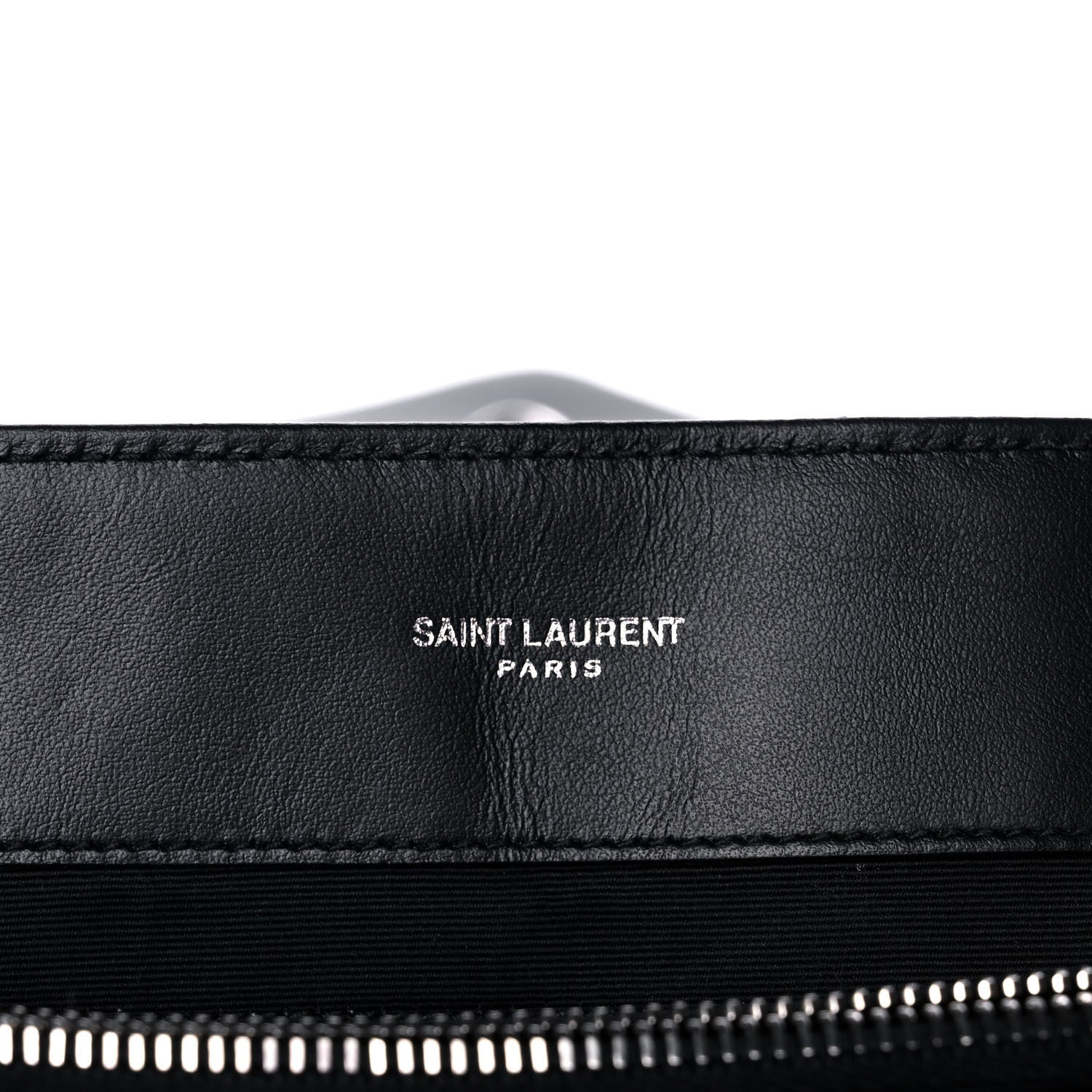Saint Laurent Calfskin Y Quilted Monogram Large Loulou Chain Satchel Black 5 of 11
