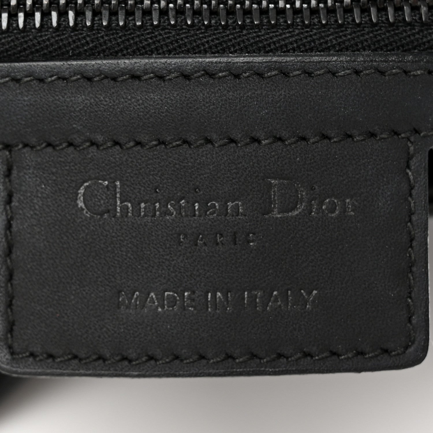 Christian Dior Ultra Matte Calfskin Saddle Bag Black 6 of 11