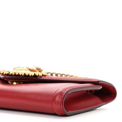 Dolce & Gabbana Smooth Calfskin Mini Devotion Crossbody Bag Red 9 of 10
