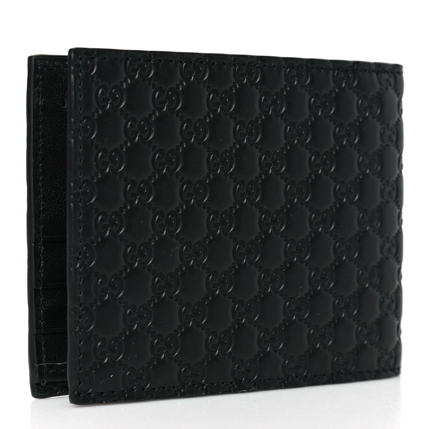 Gucci Micoguccissima Bi-Fold Wallet Black 3 of 6