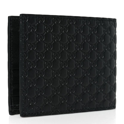 Gucci Micoguccissima Bi-Fold Wallet Black 3 of 6