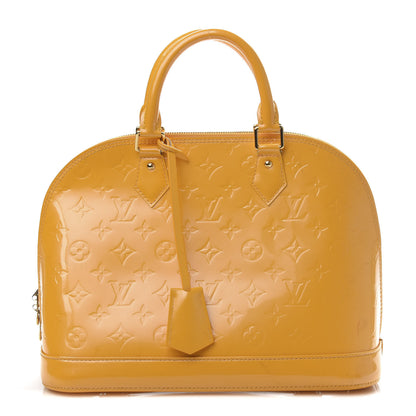 Louis Vuitton Vernis Alma PM Jaune Passion 1 of 14