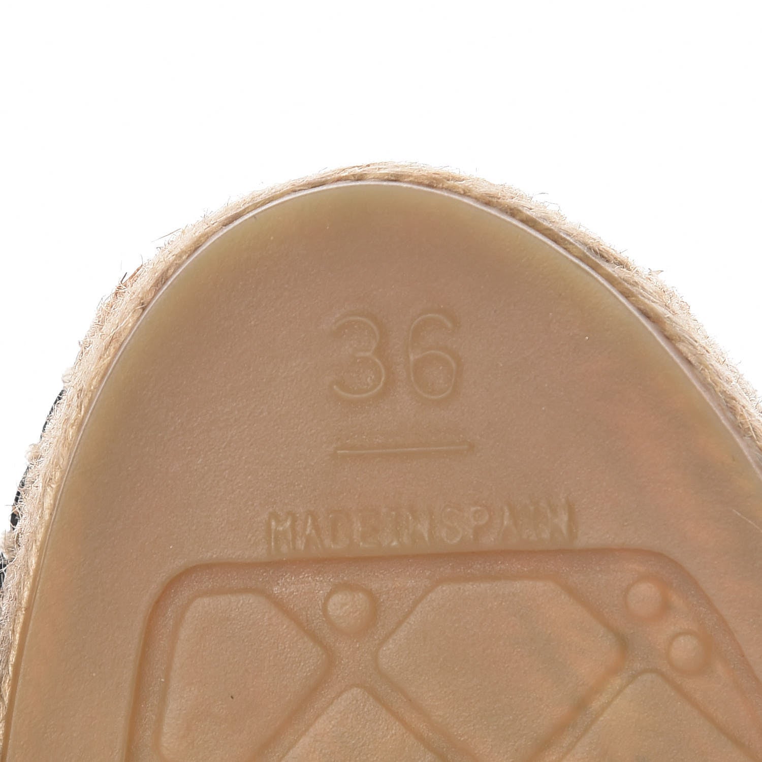 Chanel Lambskin CC Espadrilles 36 Black 8 of 11