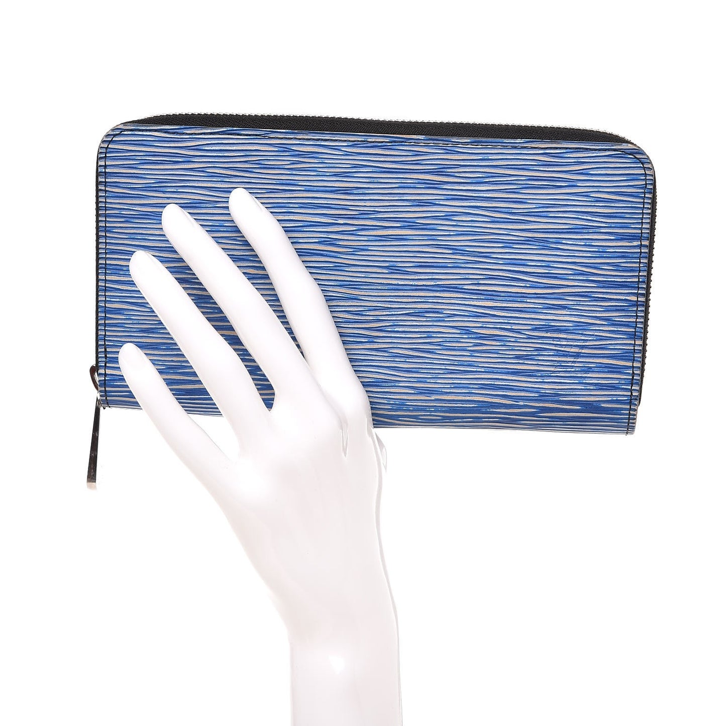 Epi Zippy Wallet Denim Light