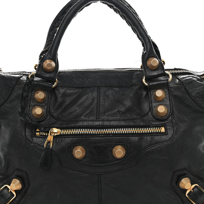 Balenciaga Agneau Giant 21 Gold Hardware Work Black 9 of 16