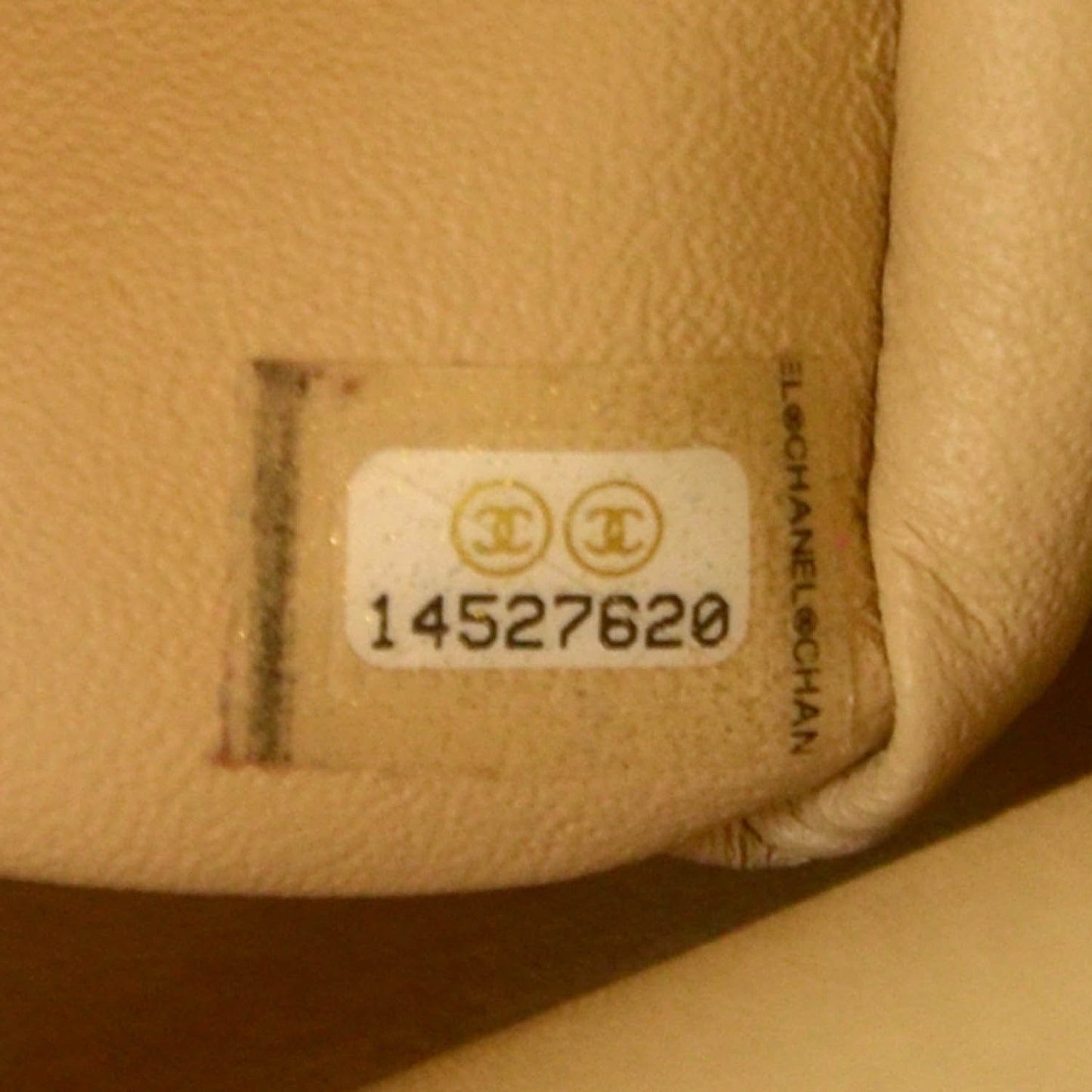 Caviar Jumbo Double Flap Beige