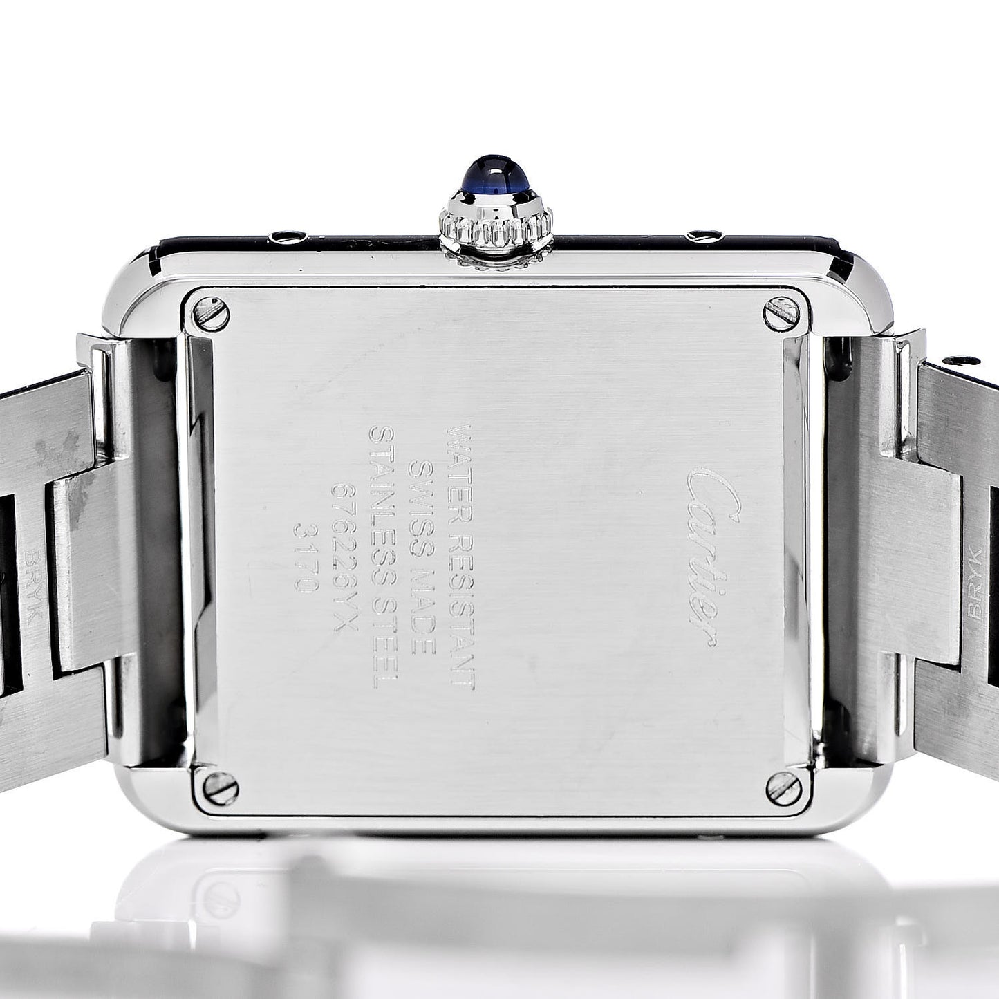 Stainless Steel 24mm Tank Solo Quartz Watch