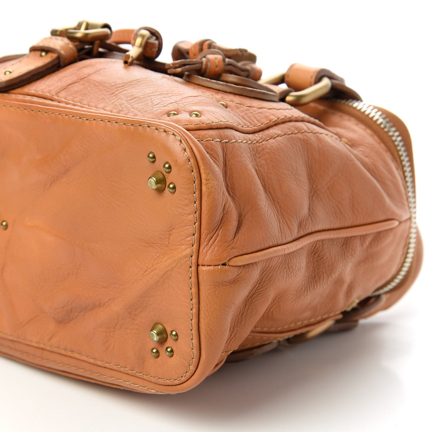 Calfskin Small Paddington Vanity Case Naturel