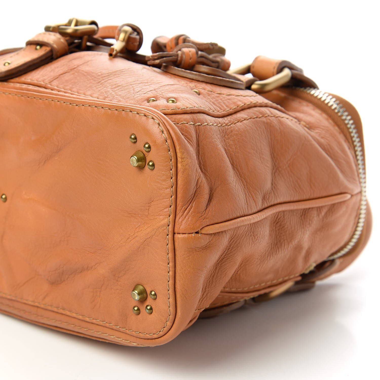 Chloe Calfskin Small Paddington Vanity Case Naturel 8 of 12