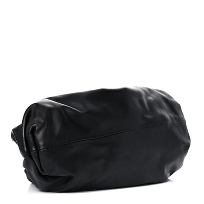 Bottega Veneta Smooth Butter Calf The Pouch Oversized Clutch Black 4 of 9