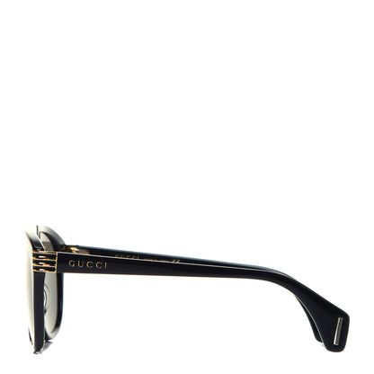 Gucci Acetate Aviator Sunglasses GG0525S Black 3 of 7