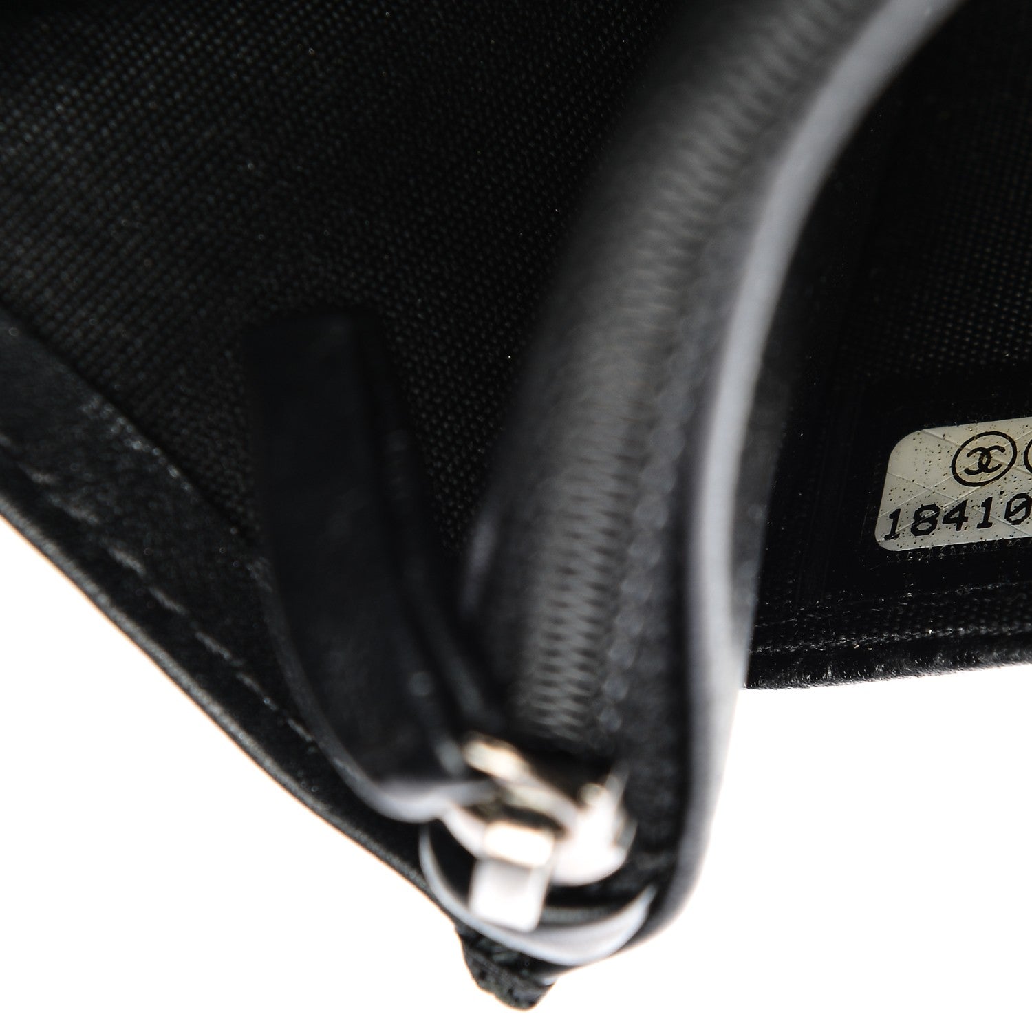 Chanel Caviar Timeless CC Wallet On Chain WOC Black 8 of 10