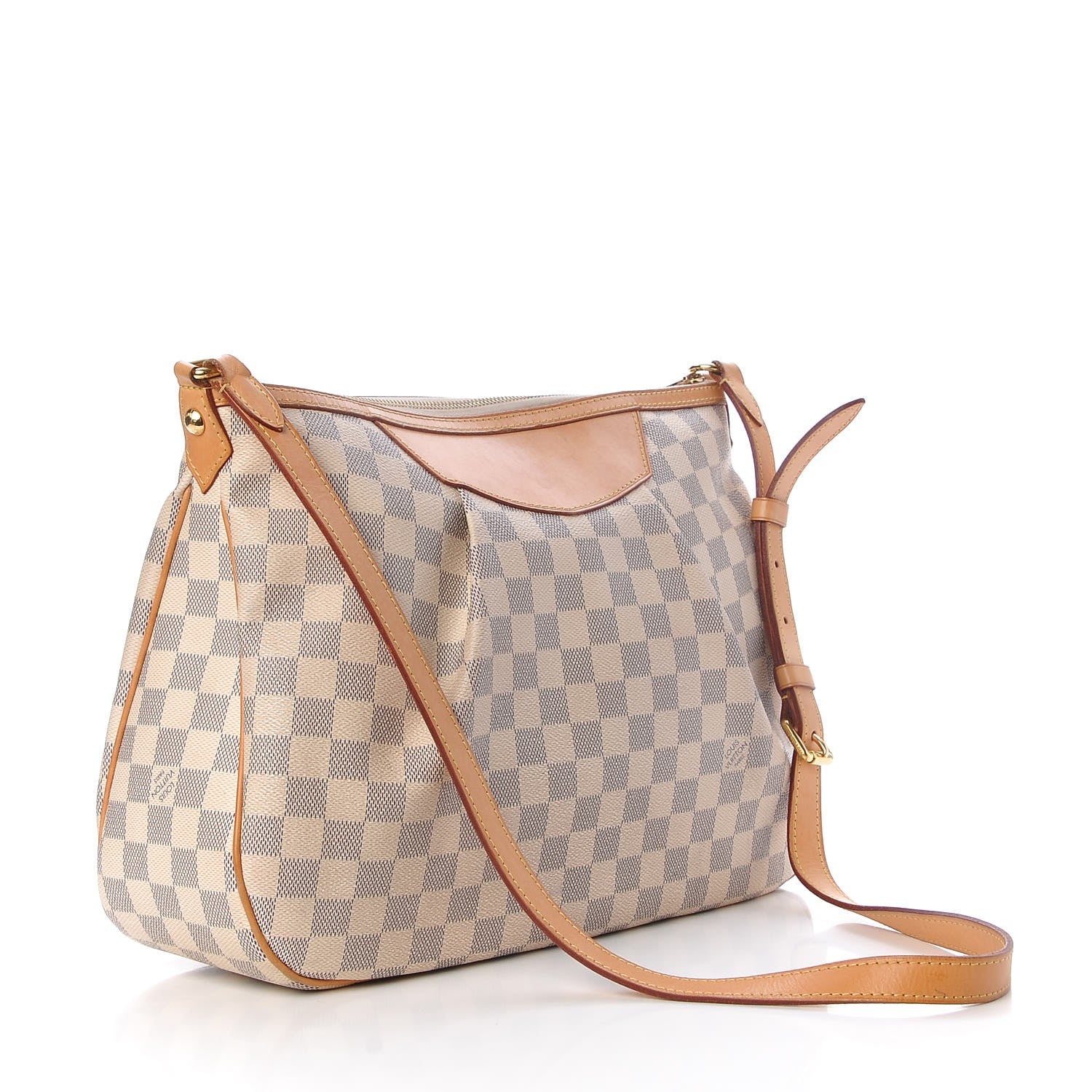Louis Vuitton Damier Azur Siracusa MM 3 of 13