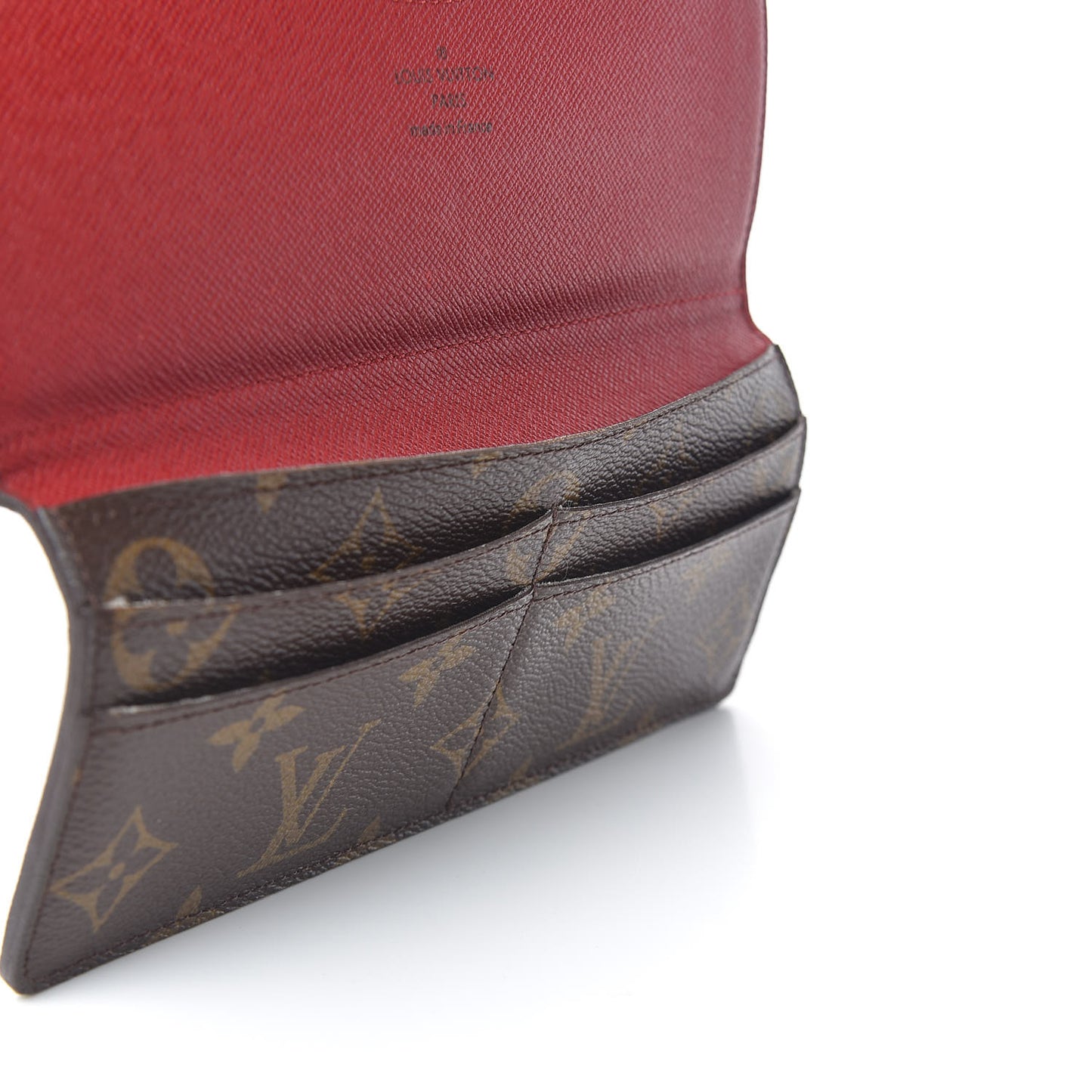 Monogram Josephine Wallet Red