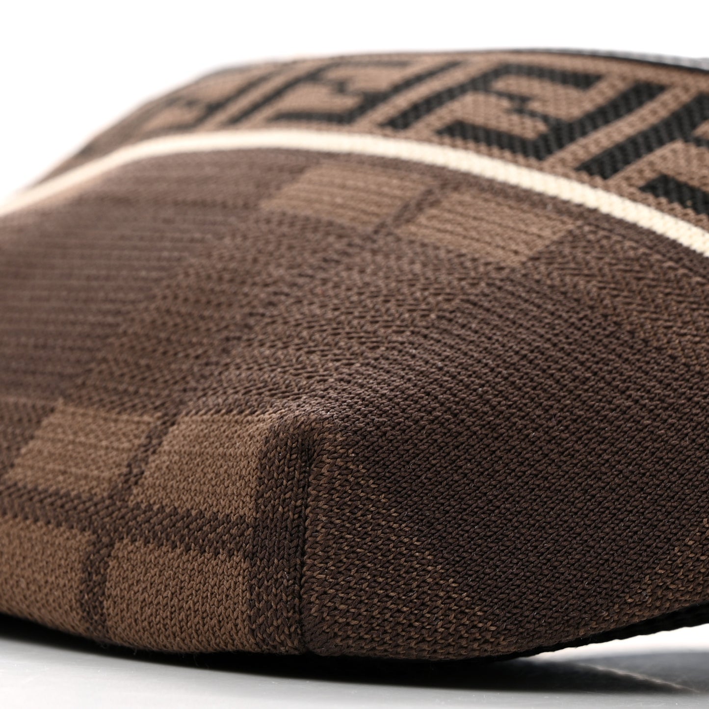 Vitello Century Maglia Pattern Mix Belt Bag Havana