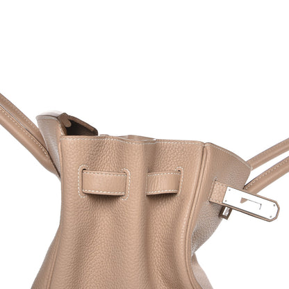 Hermes Taurillon Clemence Birkin 35 Argile 26 of 33