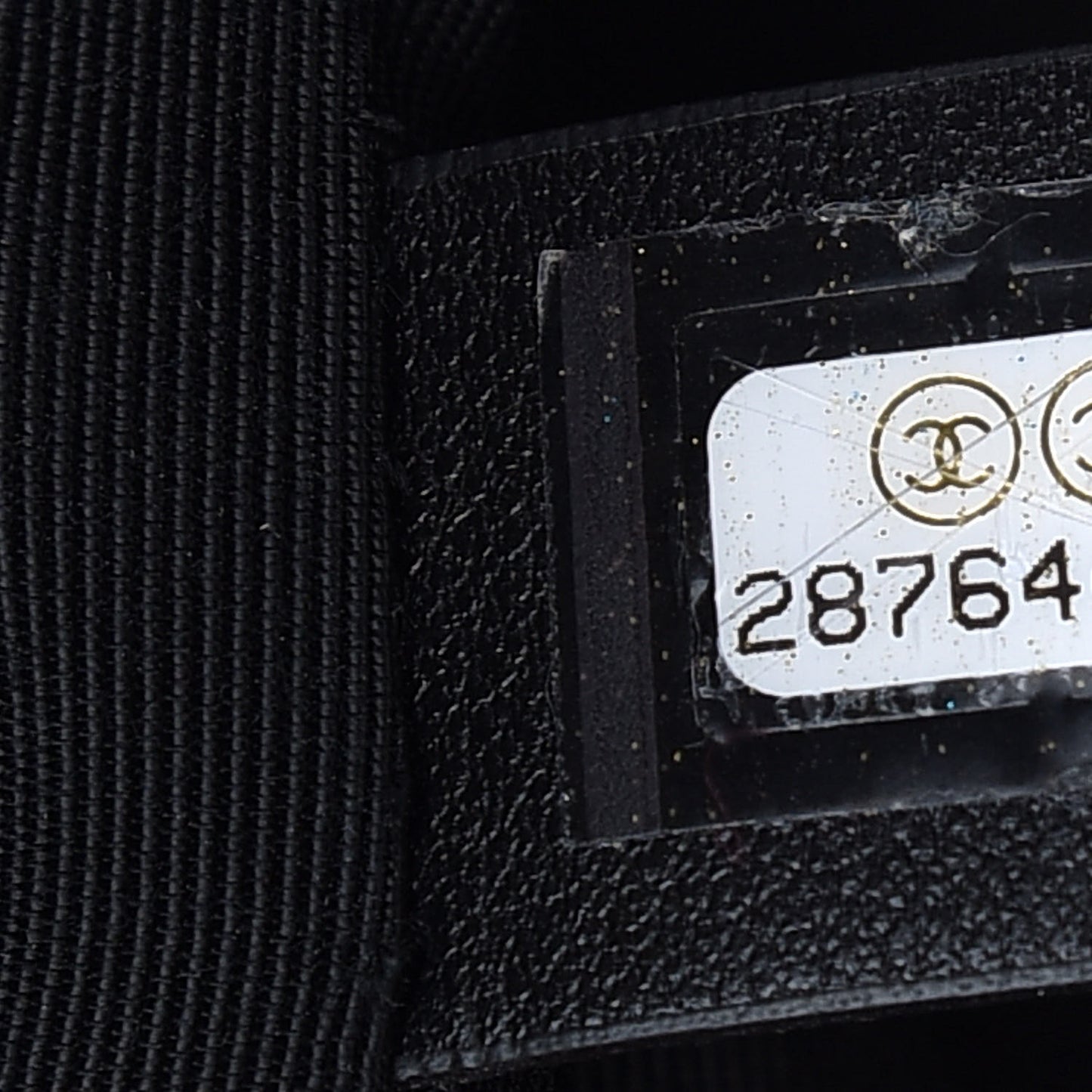 Calfskin Stitched Chain Bucket Bag Black