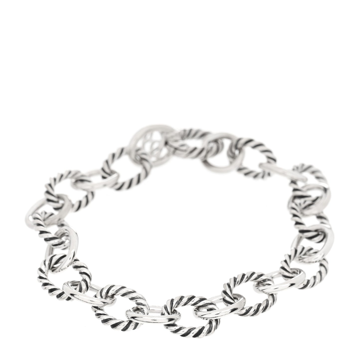 Sterling Silver 10mm Medium Oval Link Bracelet