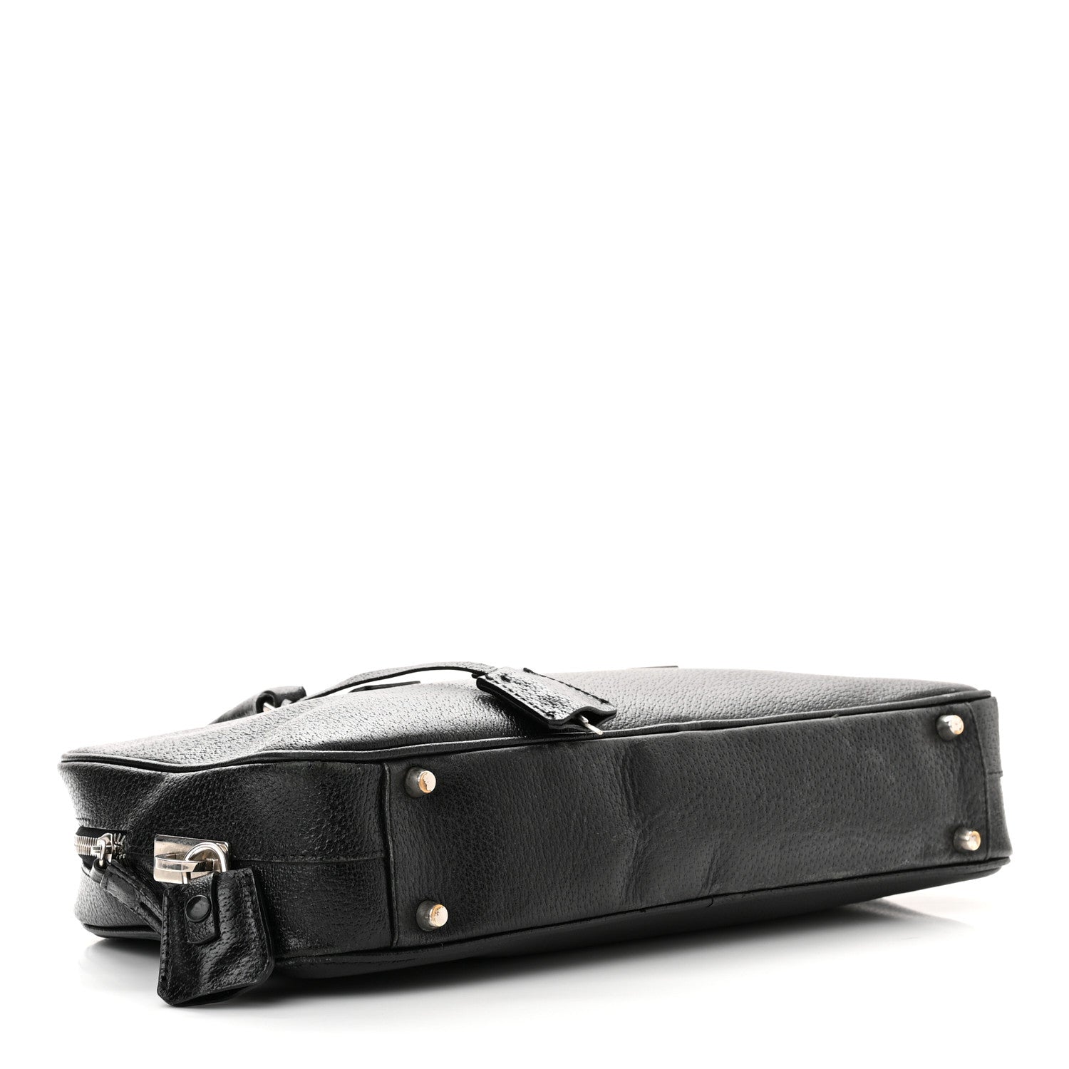 Prada Calfskin Bauletto Black 4 of 11