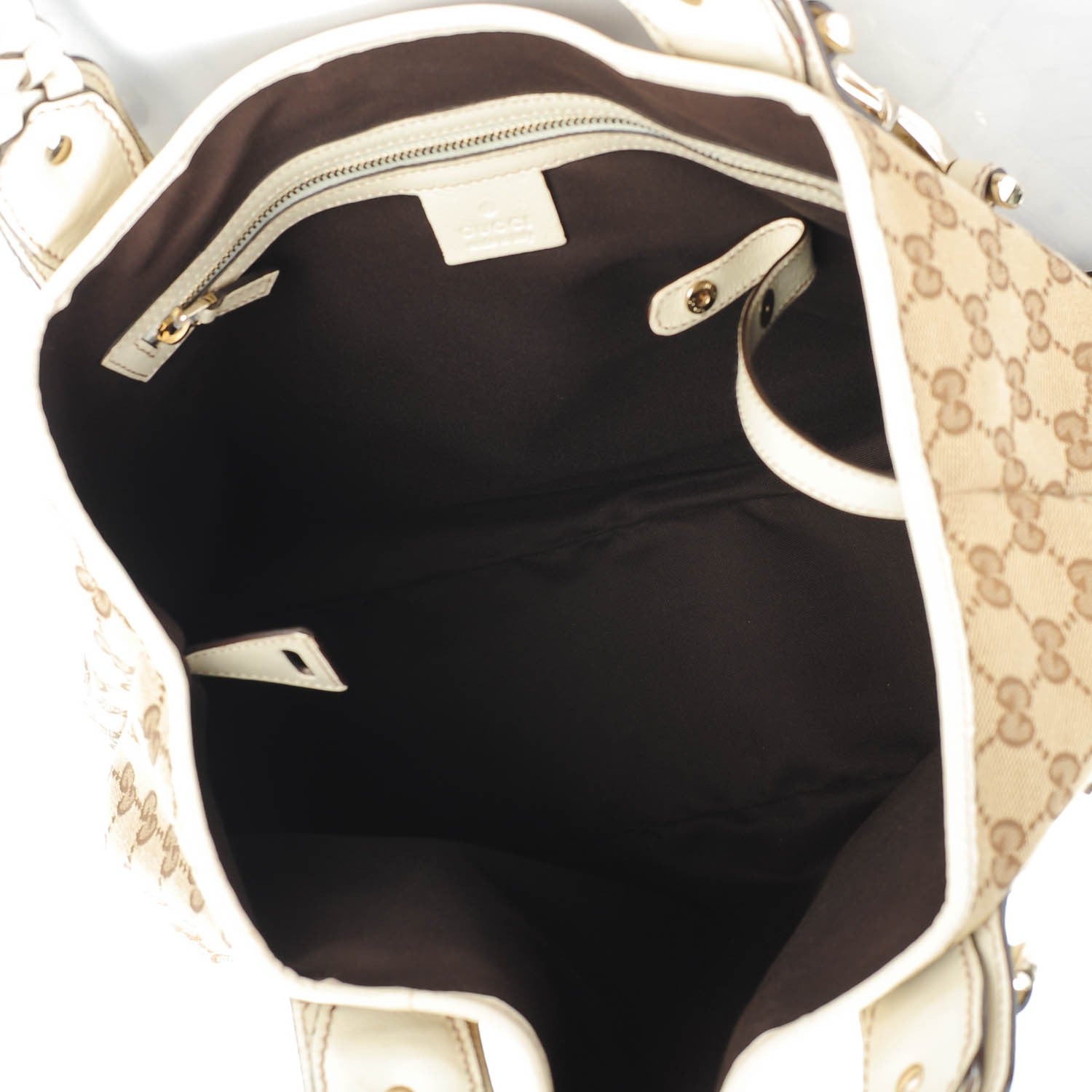 Gucci Monogram Small Pelham Shoulder Bag Off White 5 of 8