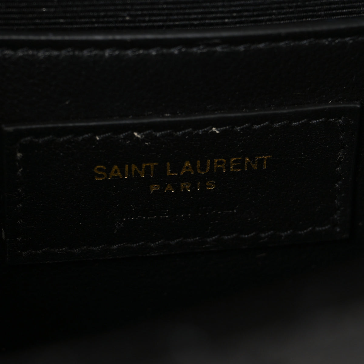 Saint Laurent Grain De Poudre Textured Mixed Matelasse Triquilt Small Monogram Satchel Black 7 of 10