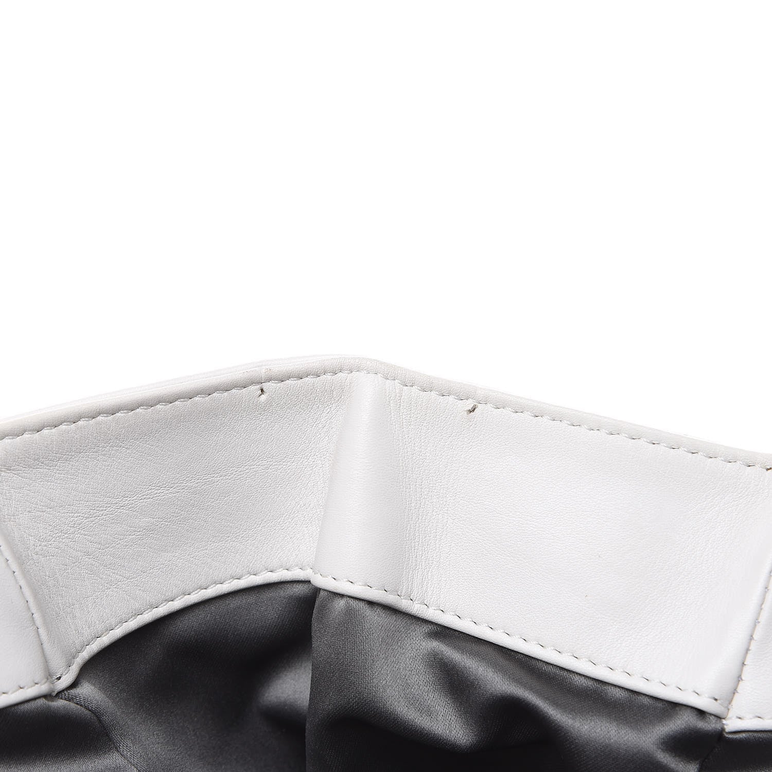 Chanel Calfskin Modern Chain Rhodoid East West Tote White 14 of 20