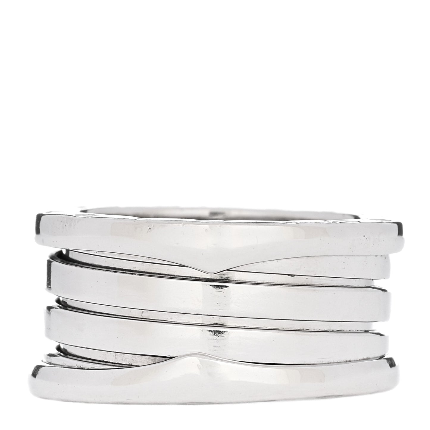 18K White Gold B.Zero1 Three-Band Ring 52 6