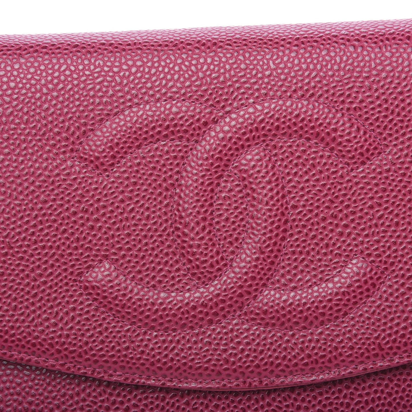 Caviar Timeless CC Wallet On Chain WOC Dark Fuchsia