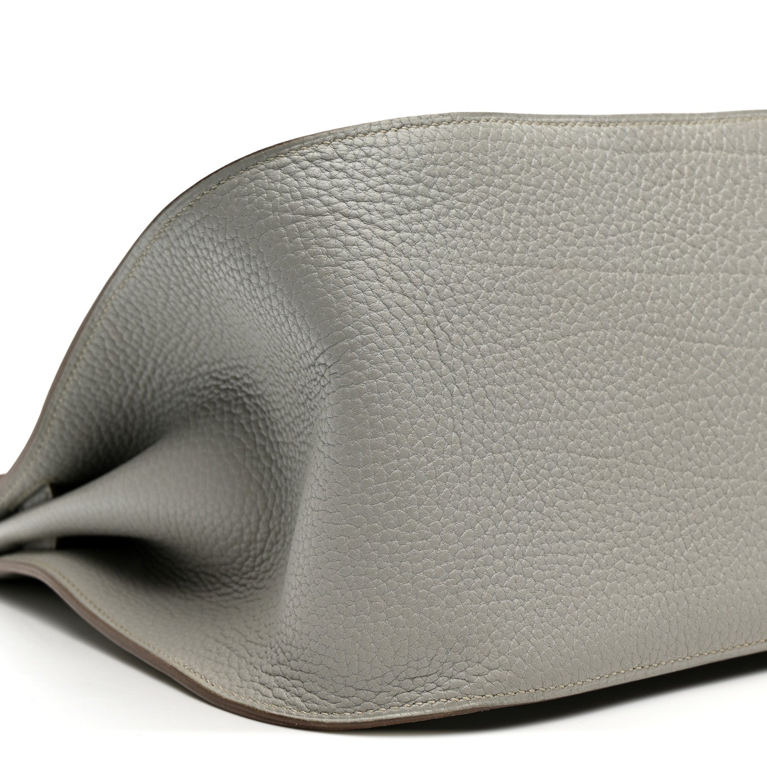 Hermes Taurillon Clemence Jypsiere 37 Gris Perle 9 of 15