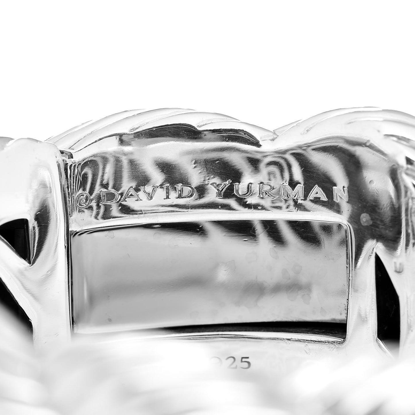 Sterling Silver Large Woven Cable Cuff