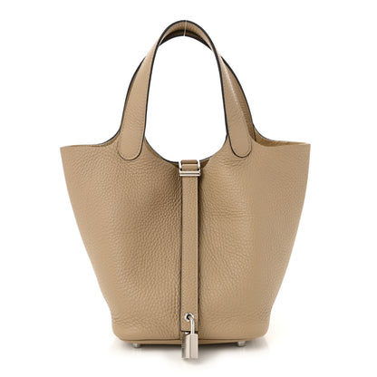 Hermes Taurillon Clemence Picotin Lock 18 PM Trench 1 of 10