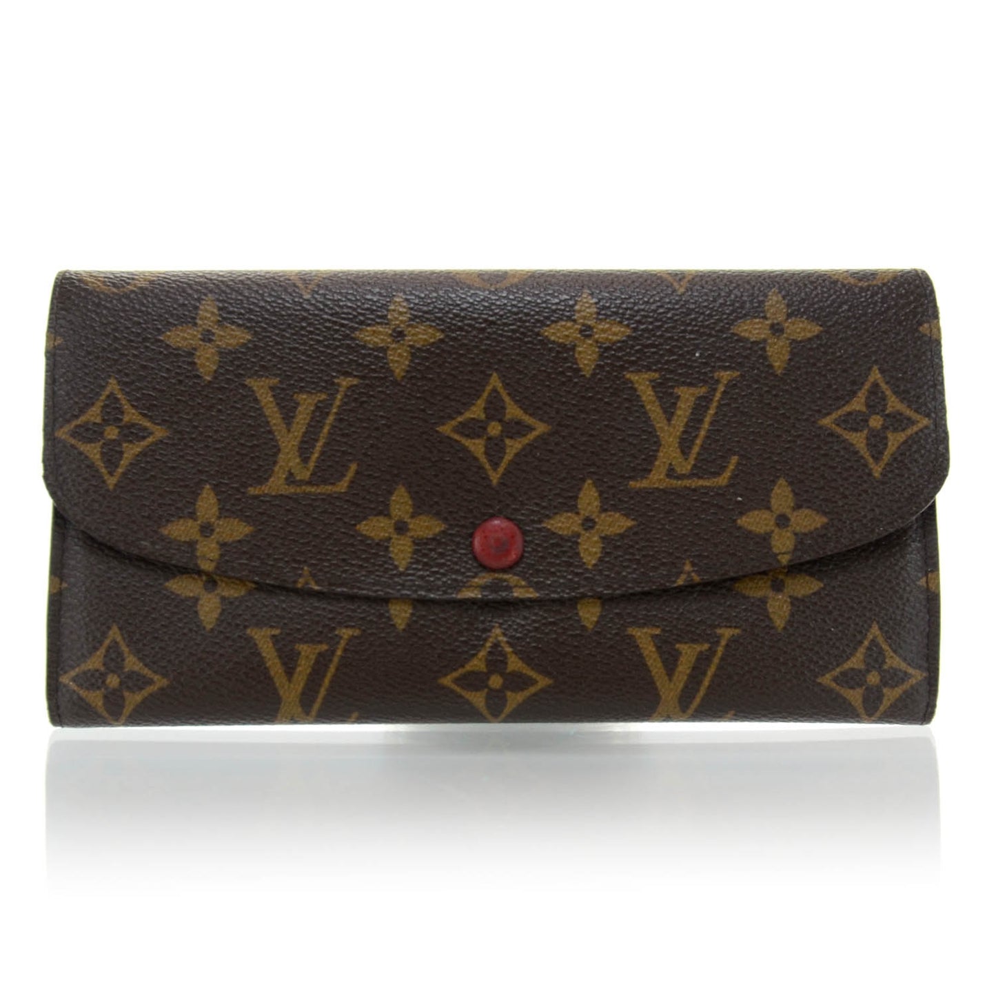 Monogram Emilie Wallet Red