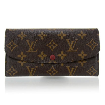 Louis Vuitton Monogram Emilie Wallet Red 1 of 6